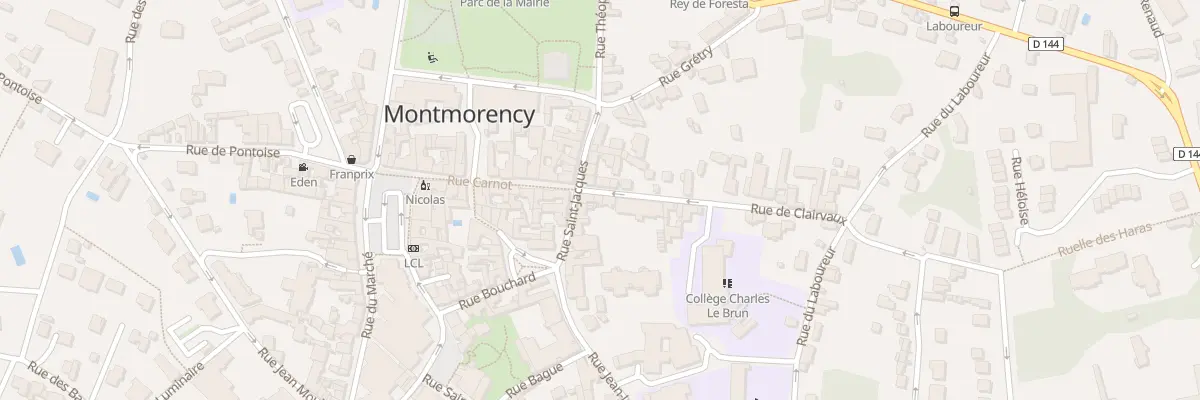 Plan du 4 Rue de Clairvaux à Montmorency