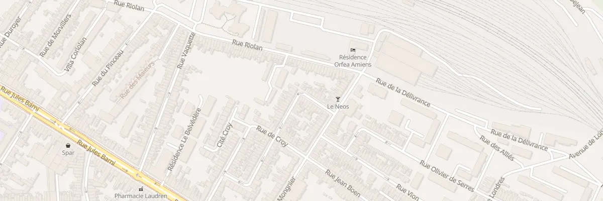Plan du 64 Rue Sire Bernard à Amiens