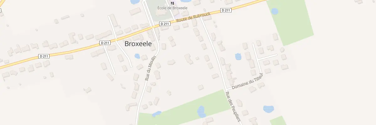 Plan du 2T Rue des Peupliers à Broxeele