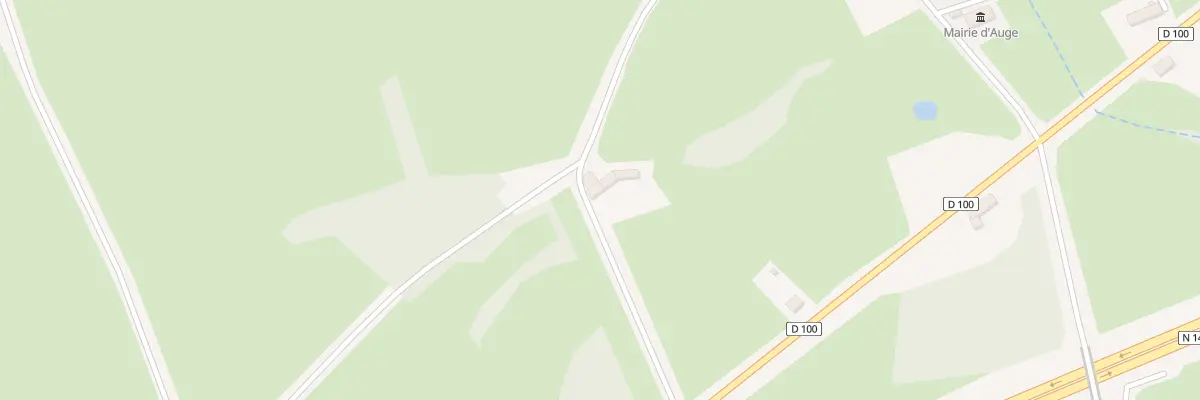 Plan du 5004 La Maison Rouge à Auge