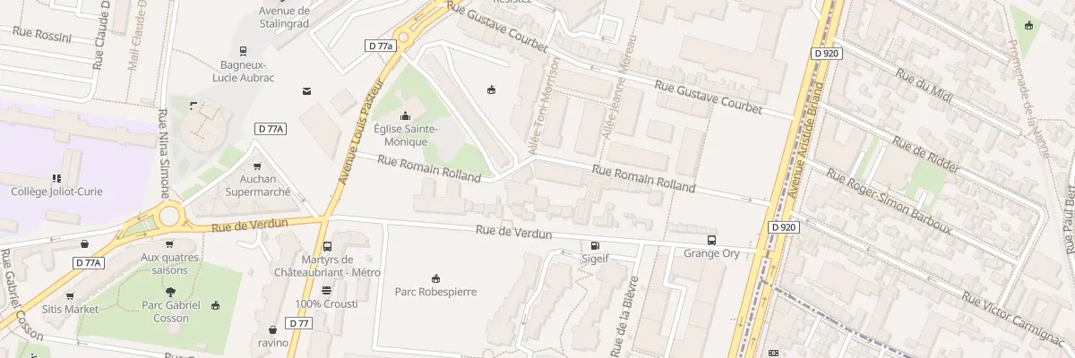 Plan du 29 Rue Romain Rolland à Bagneux