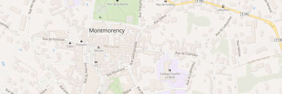 Plan du 3 Rue de Clairvaux à Montmorency