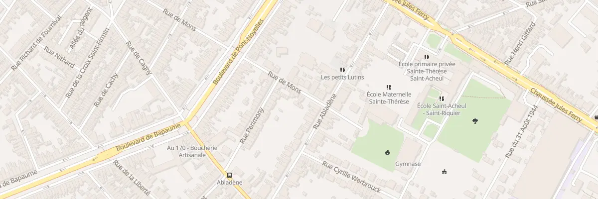 Plan du 58 Rue de Mons à Amiens