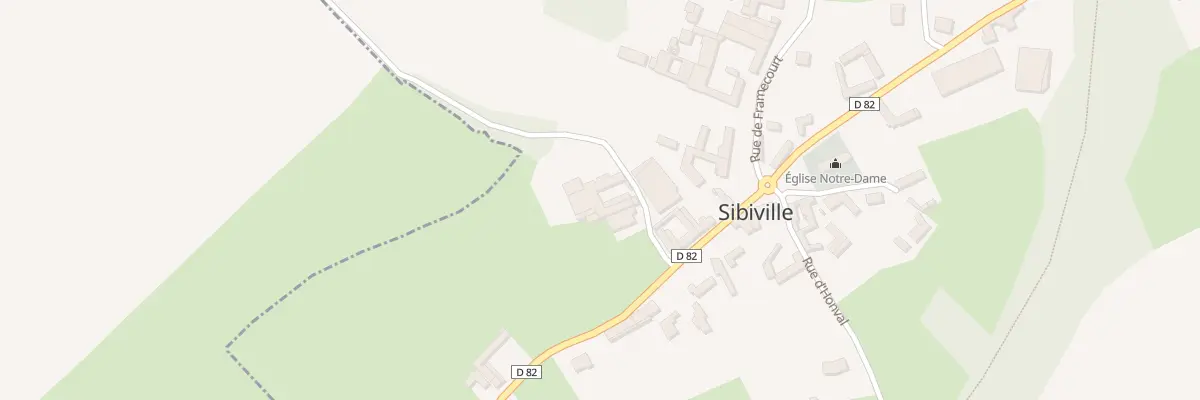 Plan du 5003 Rue de Frevent à Sibiville