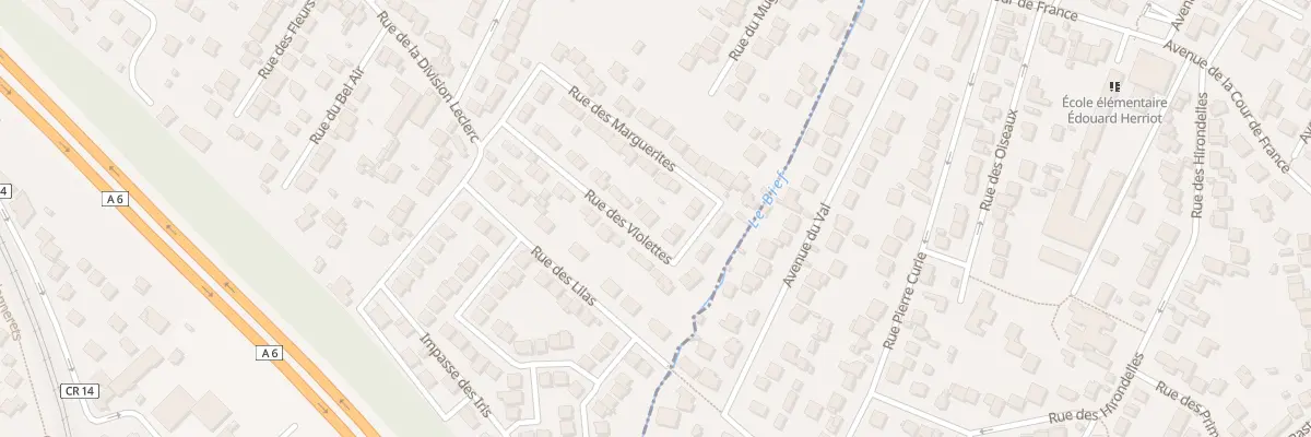 Plan du 19 Rue des Violettes à Chilly-Mazarin
