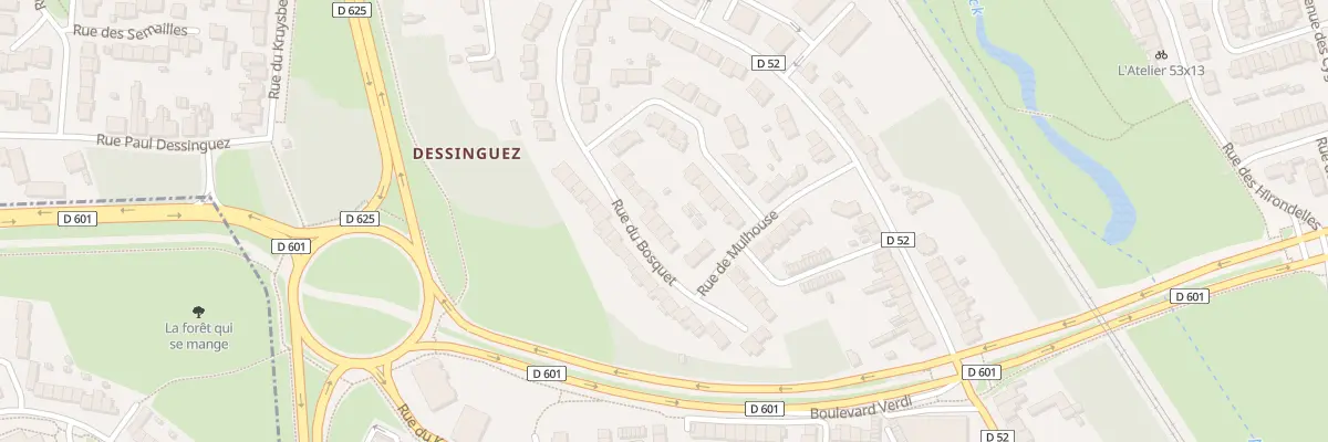 Plan du 18 Rue du Bosquet à Dunkerque