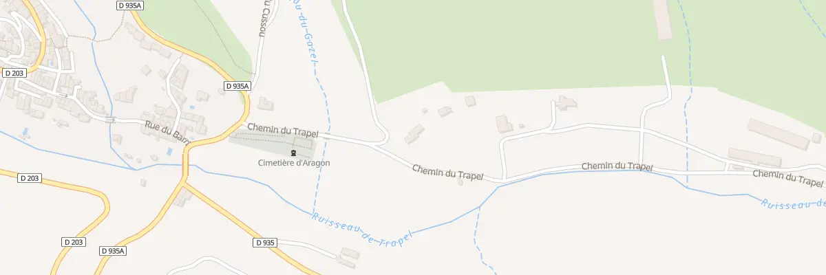 Plan du 5175 La Riviere Ouest à Aragon