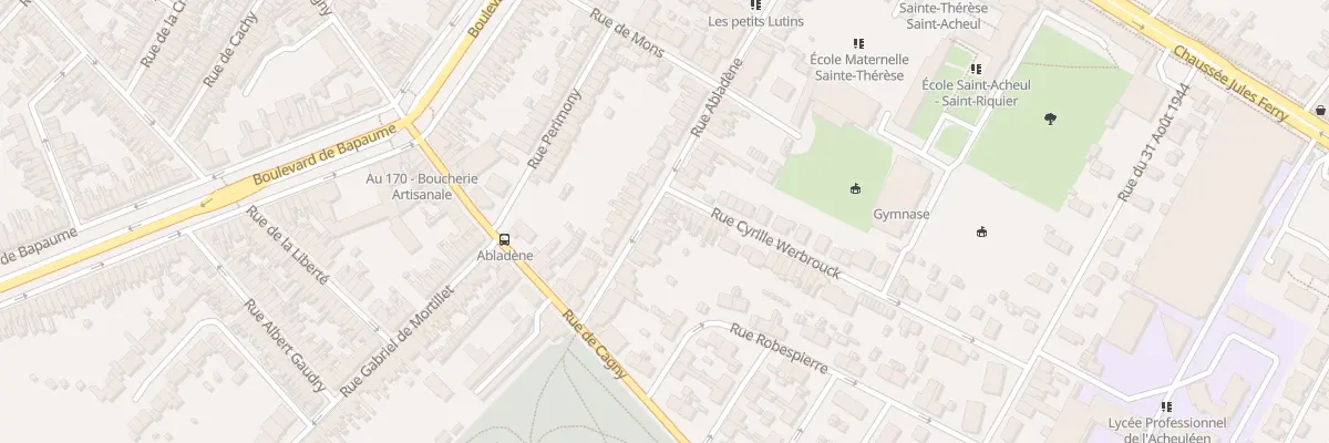Plan du 81 Rue Abladène à Amiens
