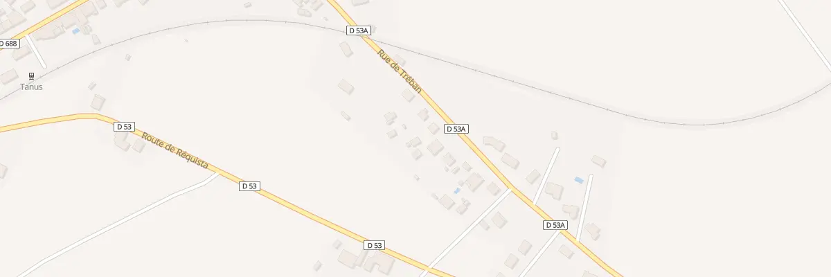 Plan du 9 Rue de Tréban à Tanus
