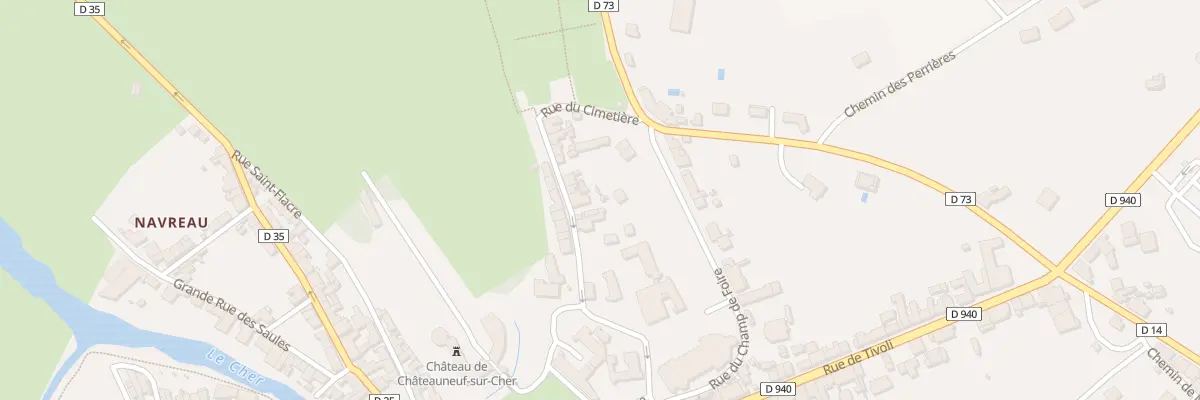 Plan du 6 Rue de la Ville Haute à Châteauneuf-sur-Cher