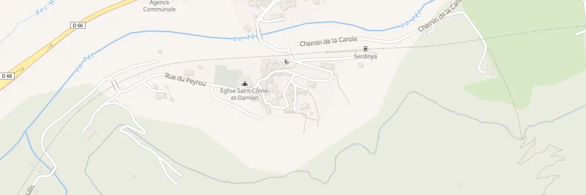 Plan du 8 Rue des Chevres à Serdinya