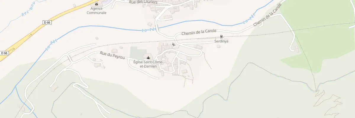 Plan du 2 Rue des Chevres à Serdinya
