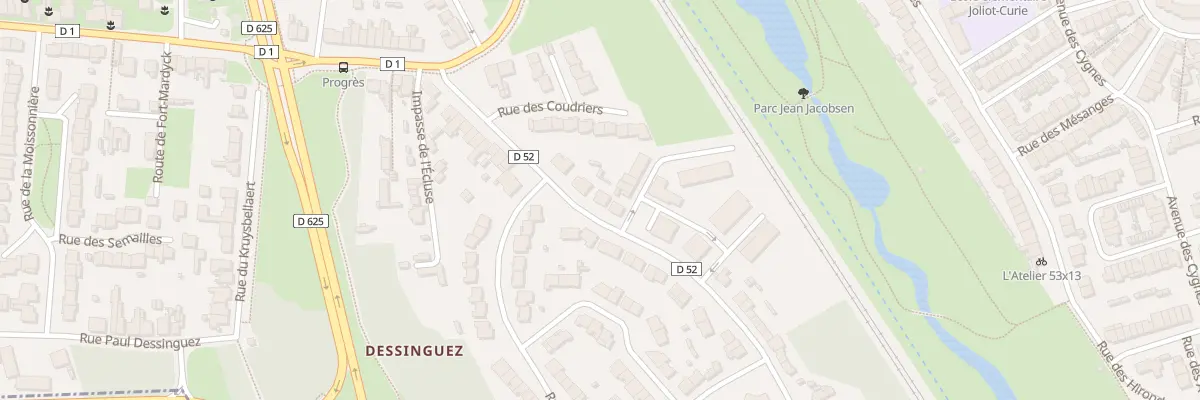 Plan du 764 Rue de Cassel à Dunkerque