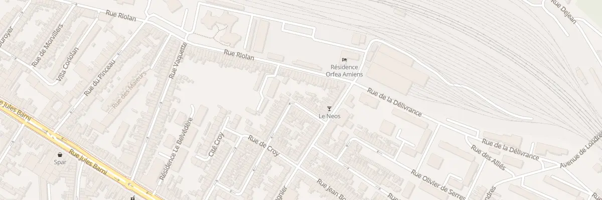 Plan du 73 Rue Sire Bernard à Amiens