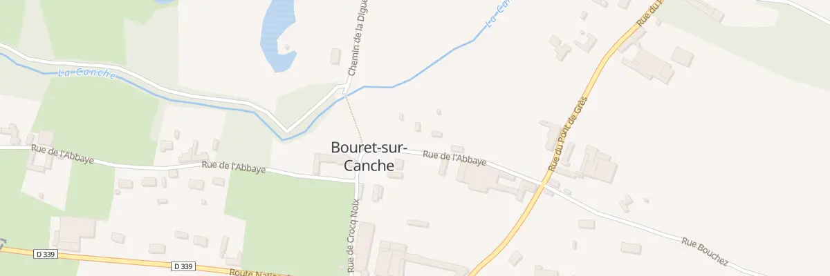 Plan du 158 Rue de l’Abbaye à Bouret-sur-Canche