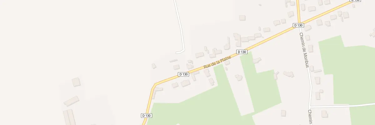 Plan du 284 Rue de la Plaine à Mametz