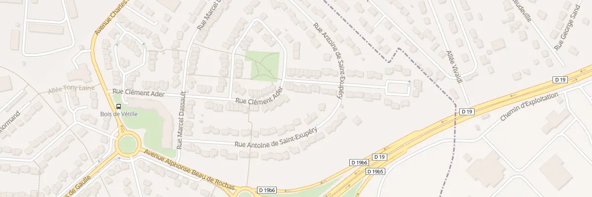 Plan du 6 Rue René Leduc à Brétigny-sur-Orge