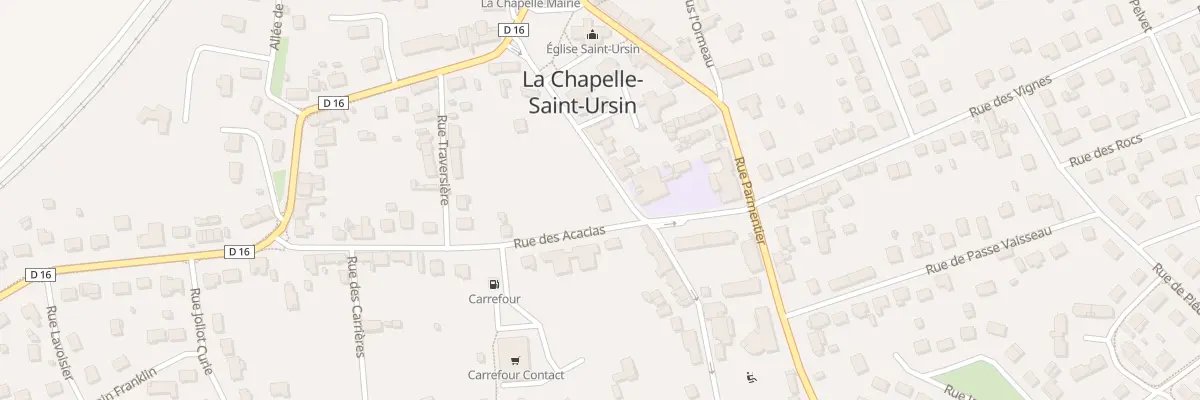 Plan du 6 Rue de l’Église à La Chapelle-Saint-Ursin