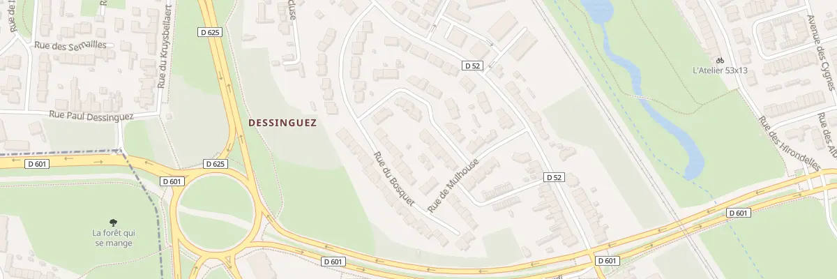 Plan du 11 Rue du Vallon à Dunkerque