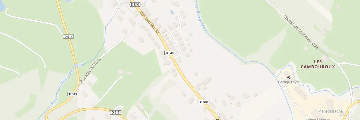 Plan du 44 Rue Jean Moulin à Firmi