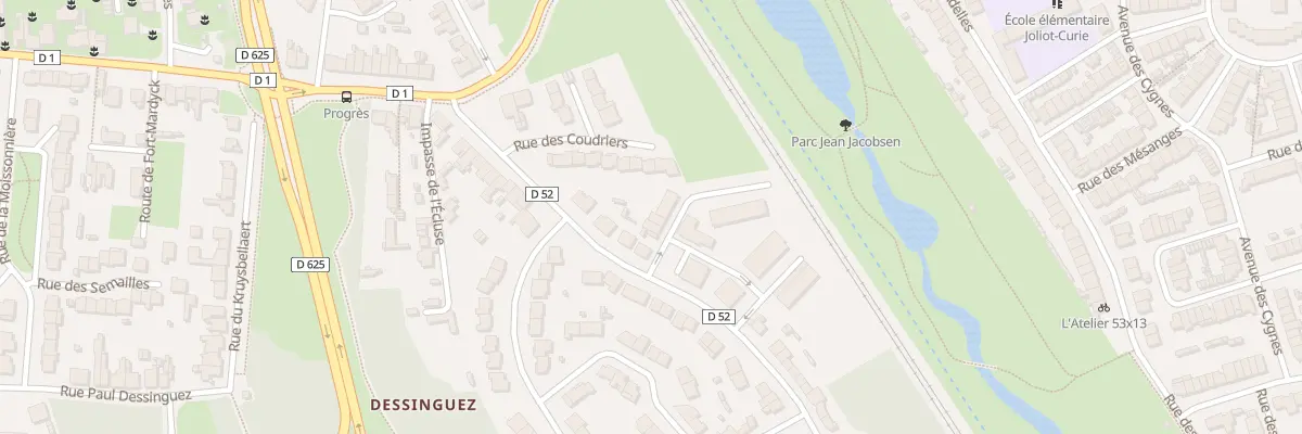 Plan du 740C Rue de Cassel à Dunkerque