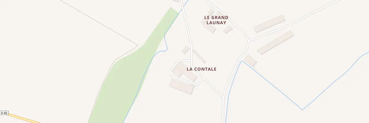 Plan du 76 La Contale à Berry-Bouy