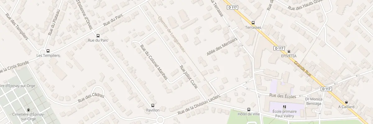 Plan du 8 Rue Joliot Curie à Épinay-sur-Orge