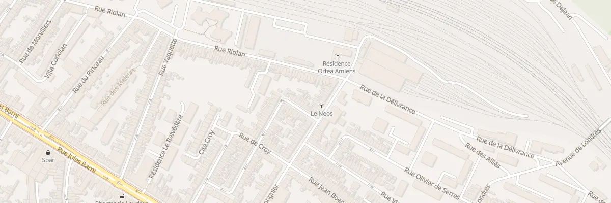 Plan du 79 Rue Sire Bernard à Amiens