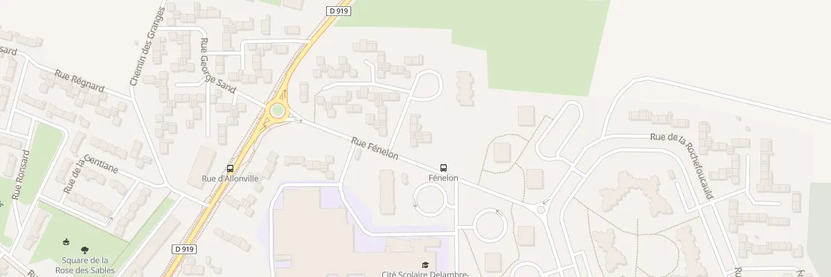 Plan du 7 Rue de la Marquise de Sévigné à Amiens