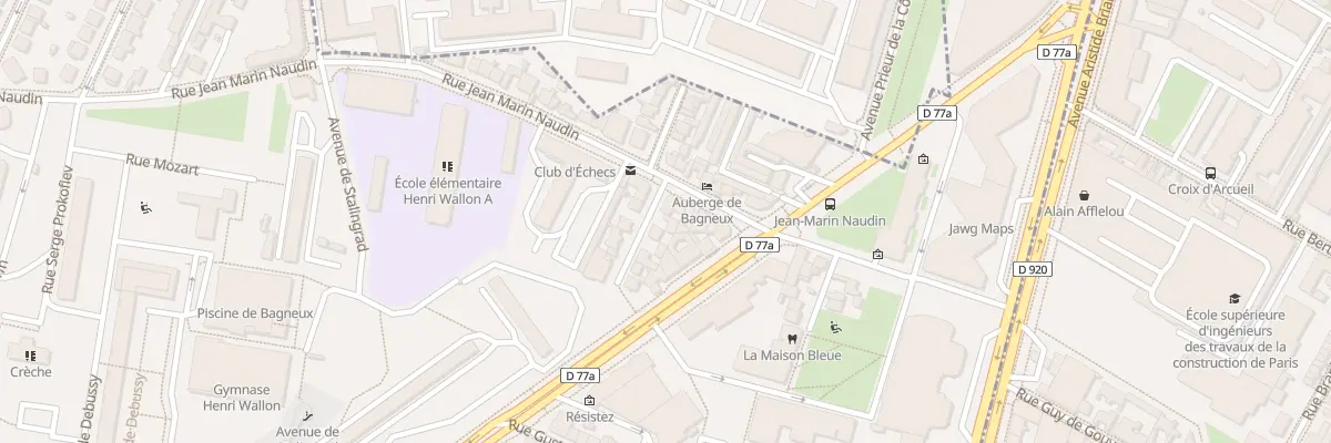 Plan du 3 Rue des Mirabelliers à Bagneux