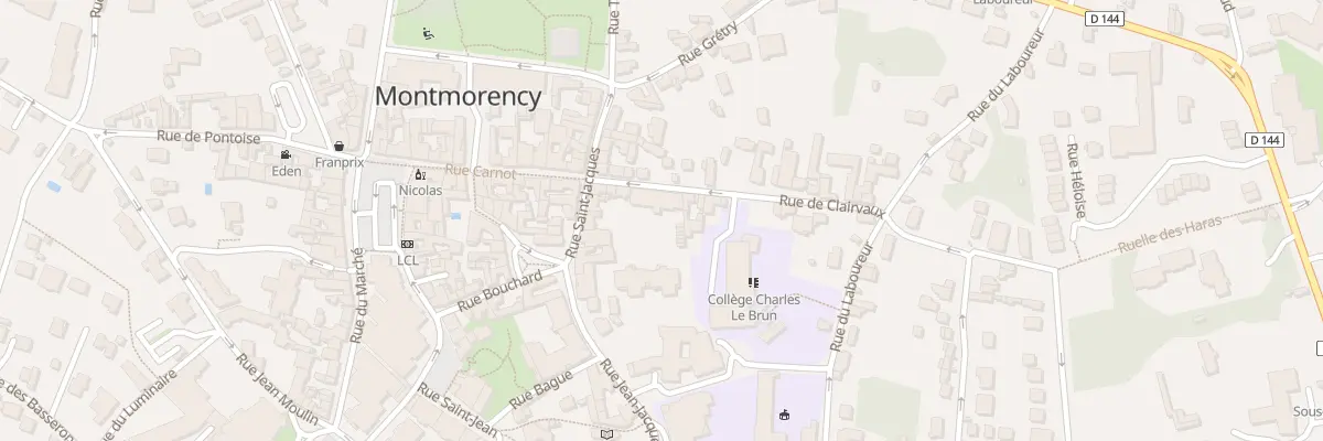 Plan du 14 Rue de Clairvaux à Montmorency