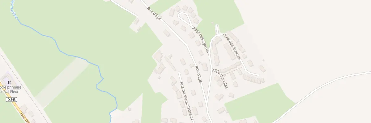 Plan du 172 Rue du Vieux Château à Gauchin-Verloingt