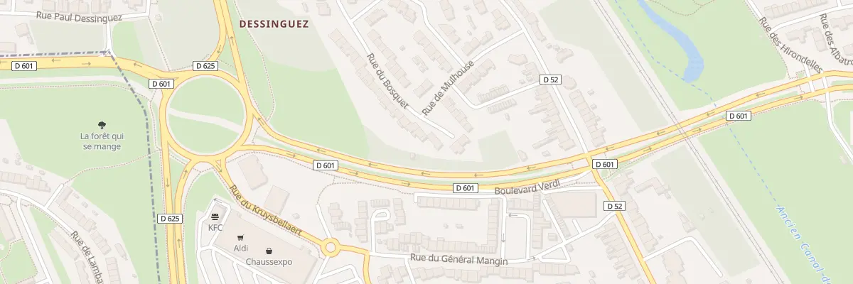 Plan du 7 Rue du Bosquet à Dunkerque