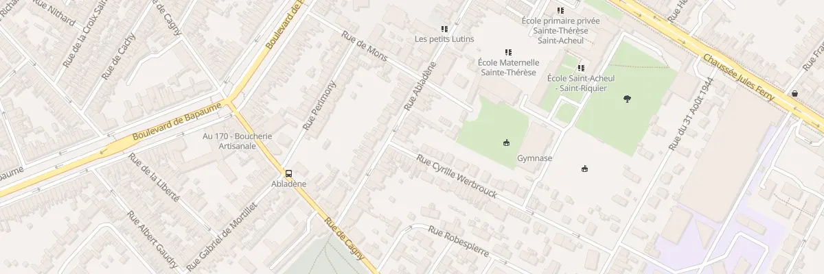 Plan du 73 Rue Abladène à Amiens