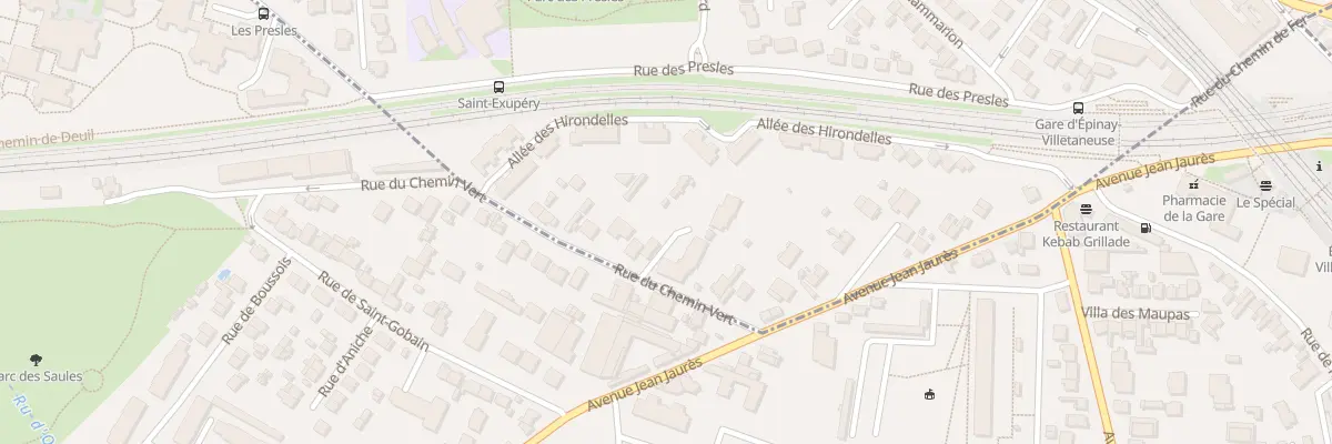 Plan du 20B Rue du Chemin Vert à Deuil-la-Barre