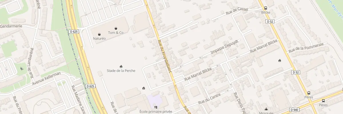 Plan du 244 Rue du Kruysbellaert à Dunkerque