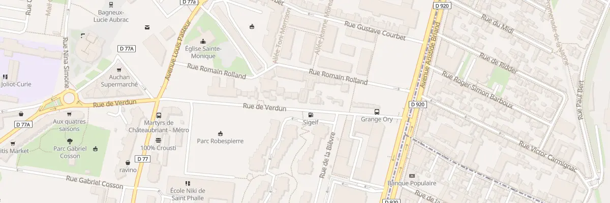 Plan du 127 Rue de Verdun à Bagneux