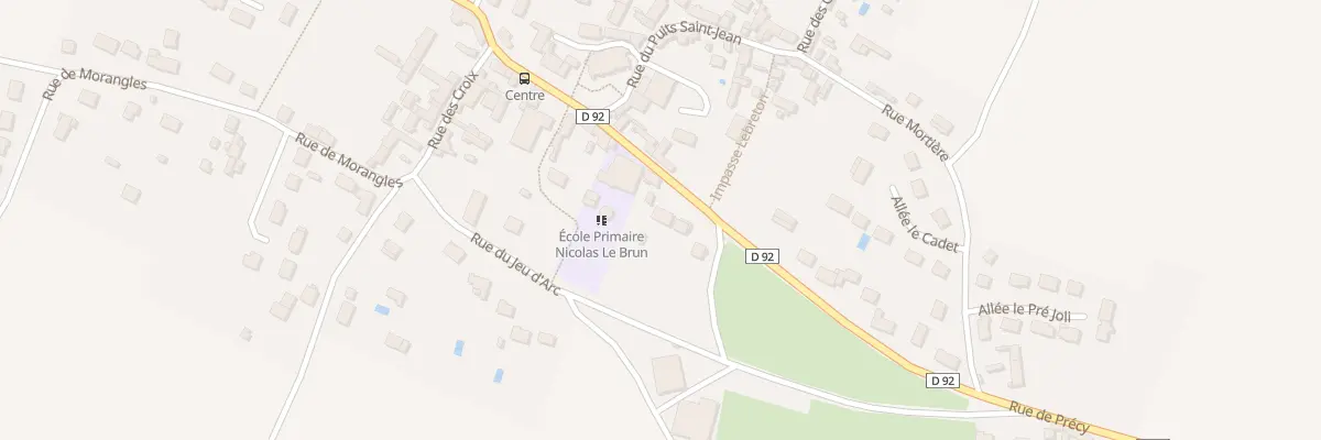 Plan du 86 Rue de Précy à Crouy-en-Thelle