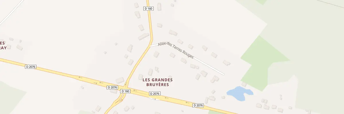 Plan du 4 All des Terres Rouges à Berry-Bouy