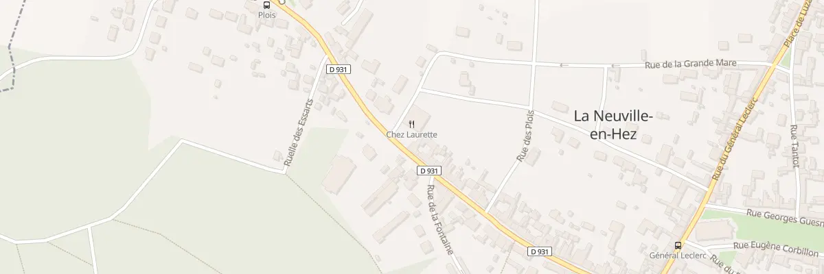 Plan du 124 Rue du Général de Gaulle à La Neuville-en-Hez