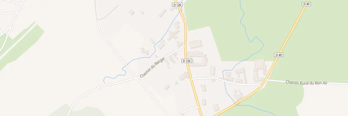 Plan du 6B Che du Berger à Gézaincourt