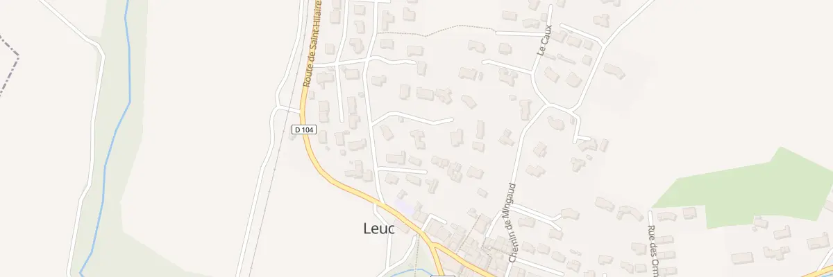 Plan du 7 Imp des Esparetx à Leuc
