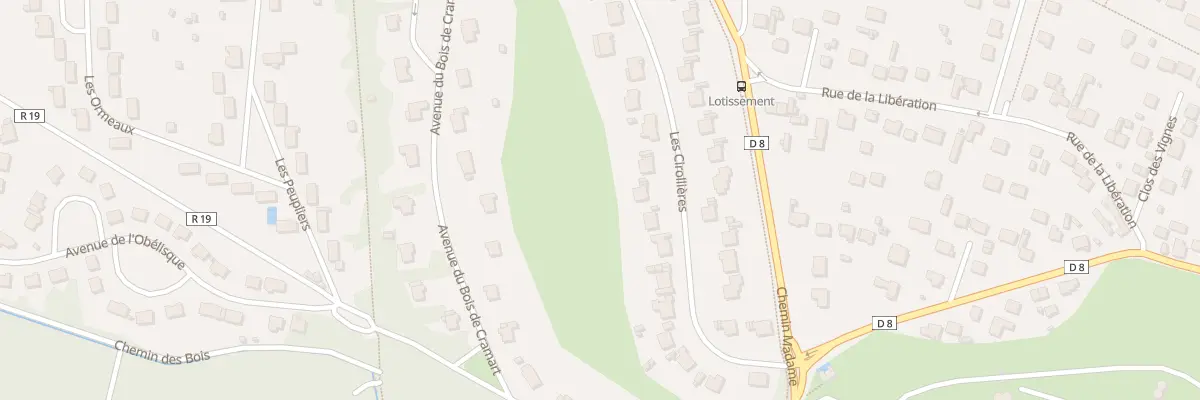 Plan du 17 Av du Bois de Cramart à Saint-Vrain