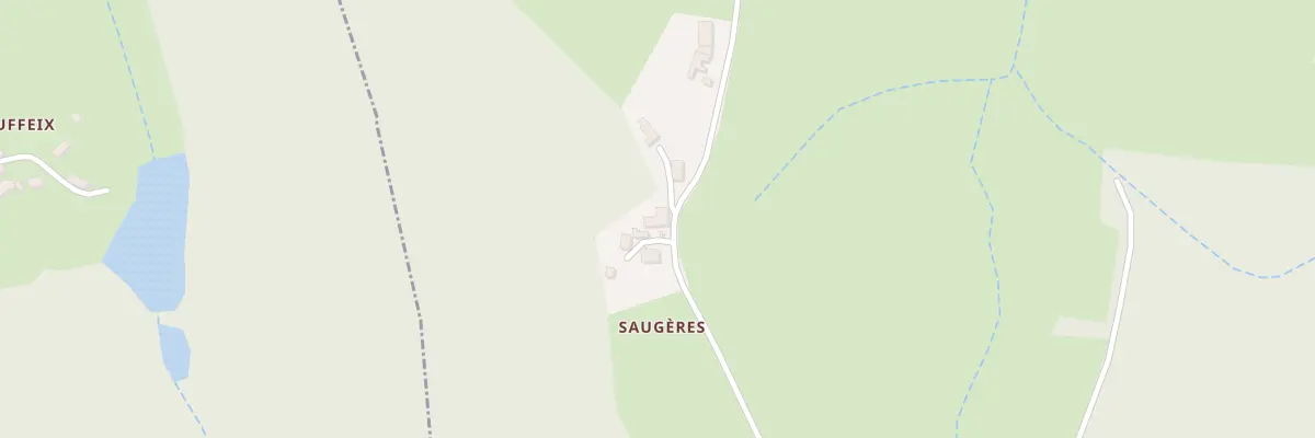 Plan du 6 Saugères à La Villetelle