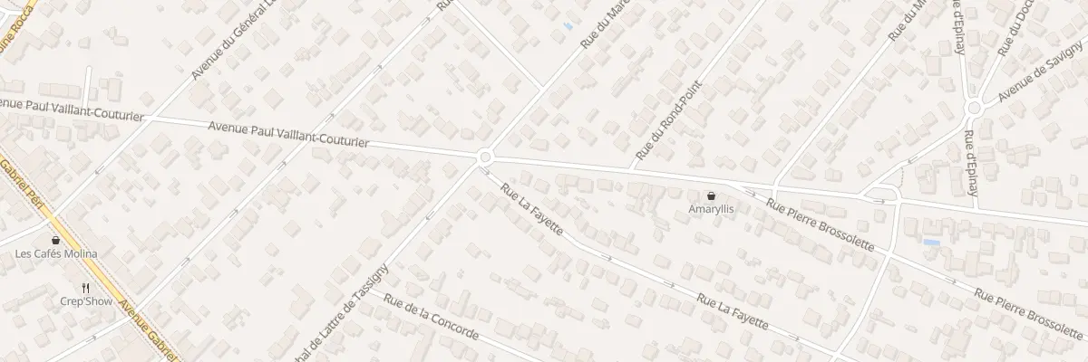 Plan du 5 Rue la Fayette à Sainte-Geneviève-des-Bois
