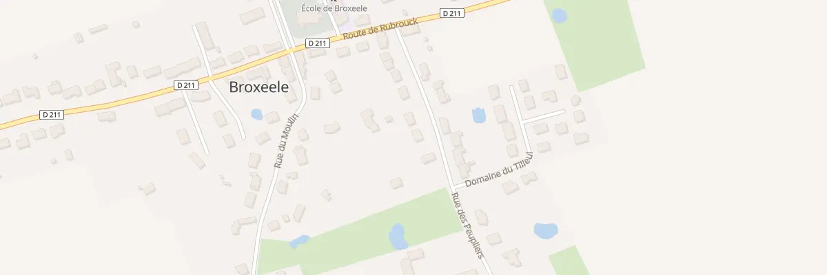 Plan du 4B Rue des Peupliers à Broxeele