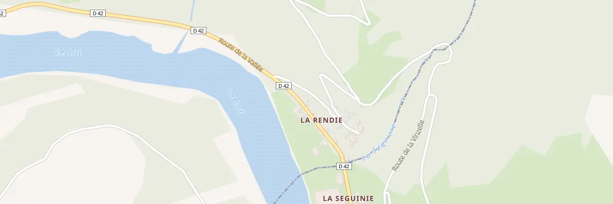 Plan du 5253 La Rendie à Saint-Parthem