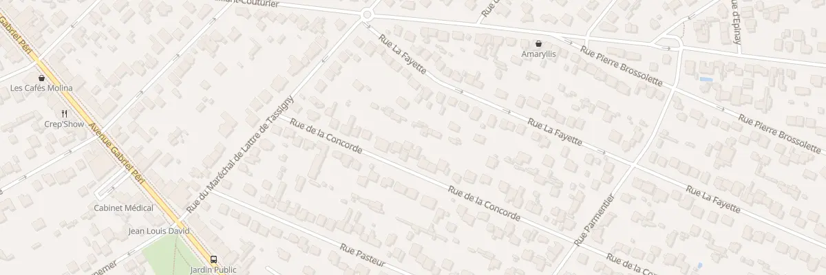 Plan du 25 Rue de la Concorde à Sainte-Geneviève-des-Bois