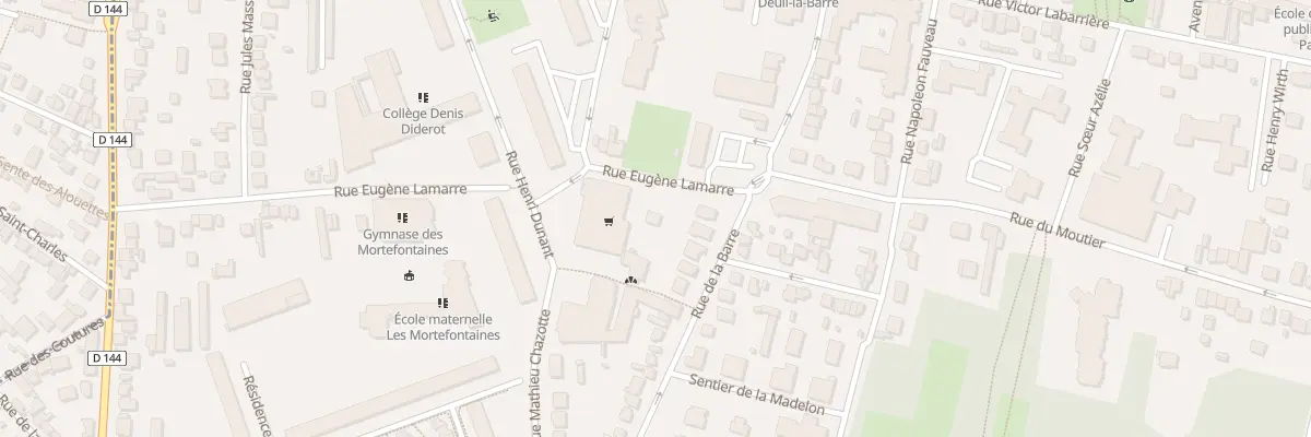 Plan du 3 Rue Eugène Lamarre à Deuil-la-Barre