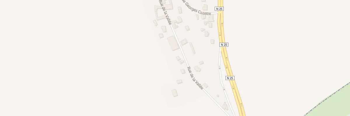 Plan du 4 Rue de la Vallée à La Vicogne
